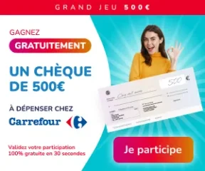 Chèque de 500 euros