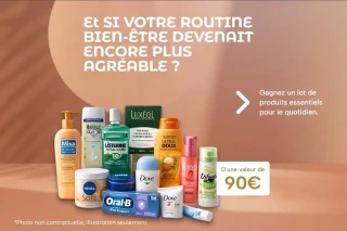 Remportez vos essentiels bien-être pour le quotidien