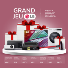 Votre chance de gagner des produits LG !