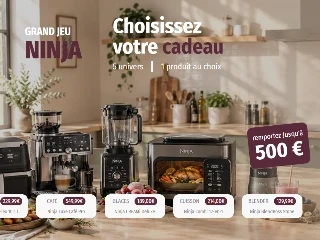 Quel cadeau Ninja choisiriez-vous parmi ces 5 produits ?