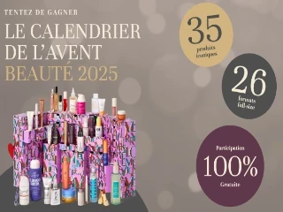 Calendrier de l'avent beauté